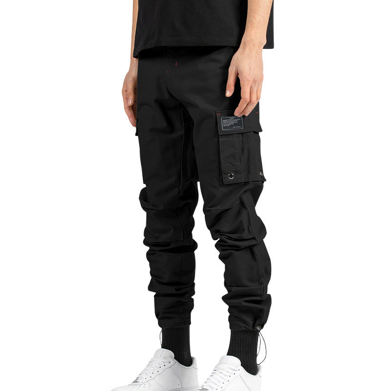 Herren Cargo-Hose mit elastischem Bund und praktischen Taschen