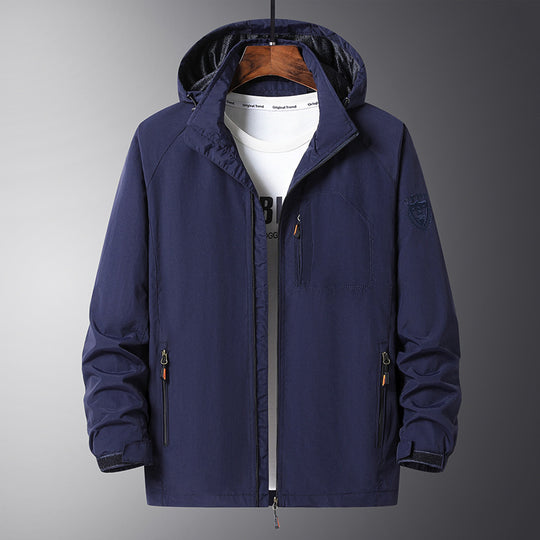 Herren Urbaner Allwetter-Reiseanorak mit Mesh-Futter und verdecktem Reißverschluss Shop Nory