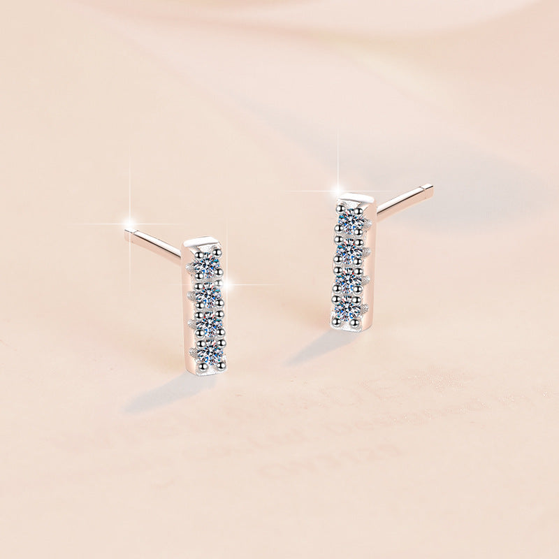 Damen Ohrringe mit elegantem Kristallverlauf Shop Nory