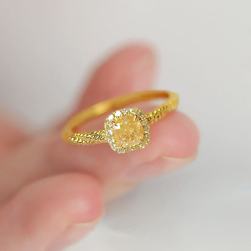Damen Eleganter Ring mit glitzerndem Zirkonia Shop Nory