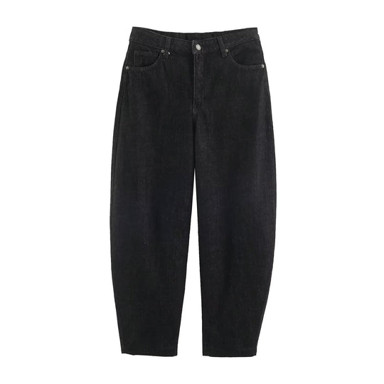 Damen Highwaist Relaxed Tapered Jeans mit konischem Bein Shop Nory