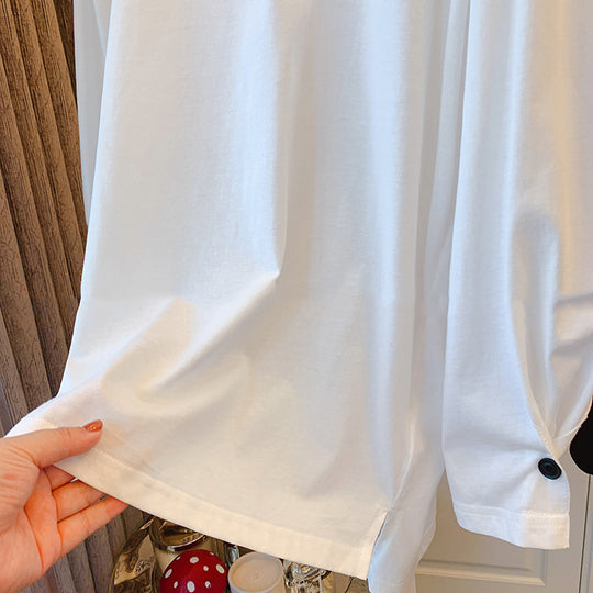 Damen Lässiges Langarmshirt mit modernem Schnitt Shop Nory