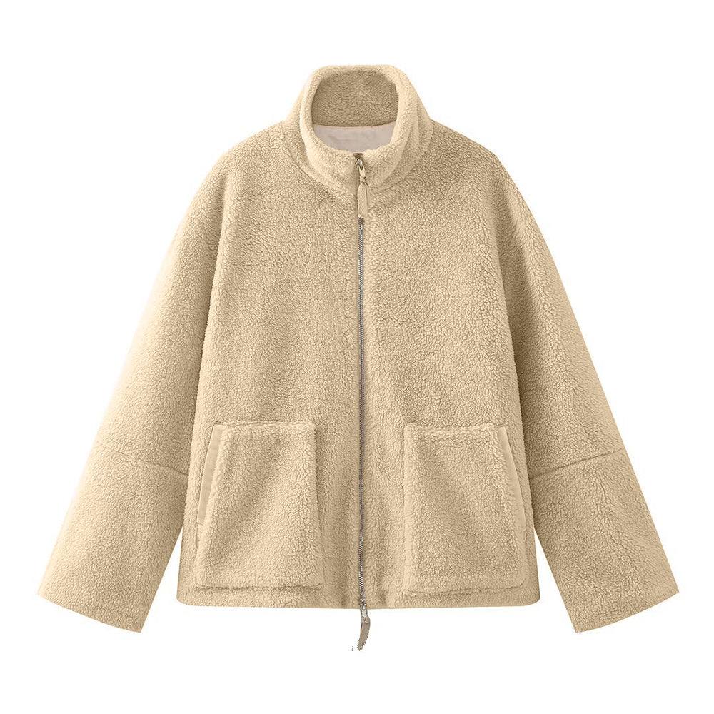 ShopNory | Damen Oversized Fleecejacke – Weich, Warm & Lässig