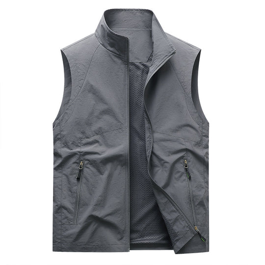 Damen Leichte Outdoor-Weste mit praktischen Taschen