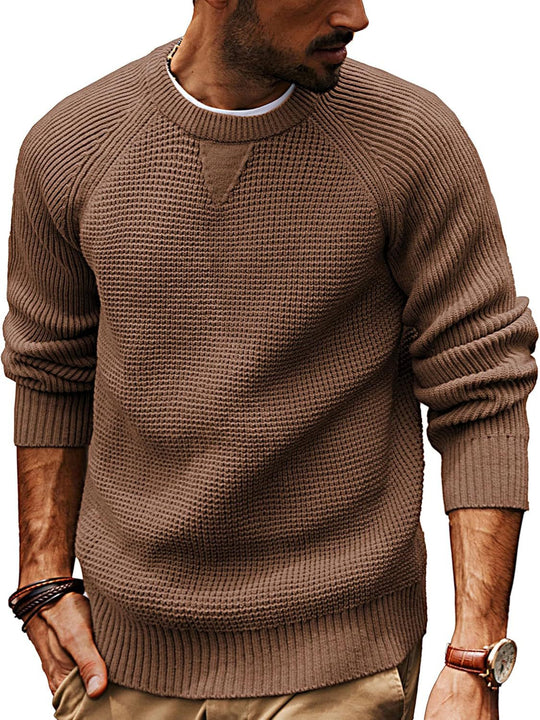 Herren strukturiertes Pullover mit lässigem Schnitt