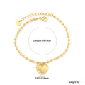 Damen Armband mit feinem Herzanhänger und eleganten Perlen Shop Nory