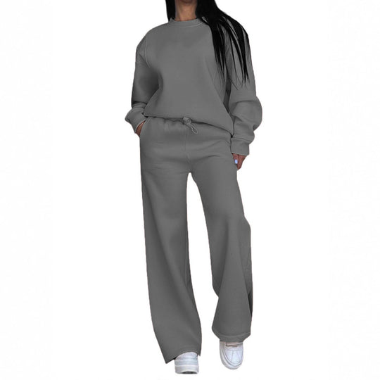 Damen nan lässiges Oversize Sweatshirt und weite Jogginghose Set Shop Nory