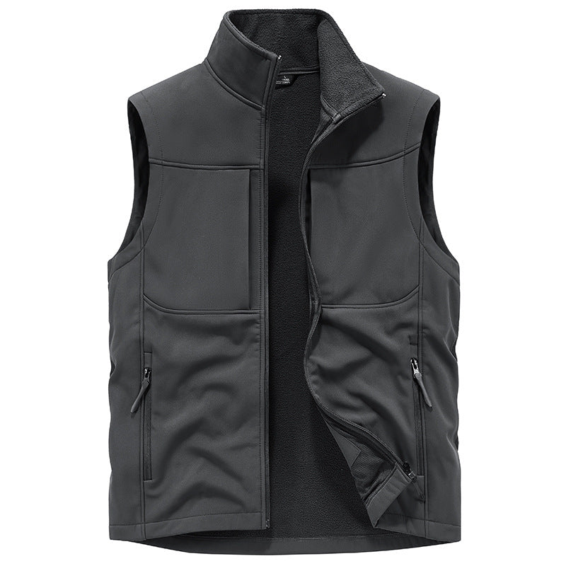 Herren Funktionale Softshell‑Weste mit Fleecefutter und winddichter Membran Shop Nory