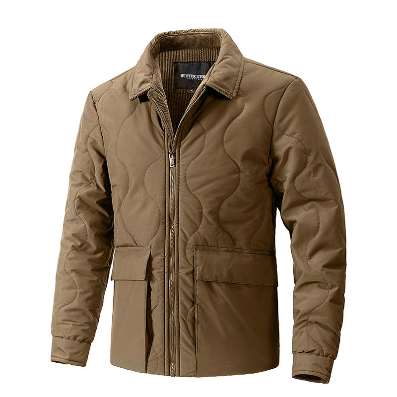 Herren gesteppte Thermo-Fieldjacke mit Reißverschluss Shop Nory