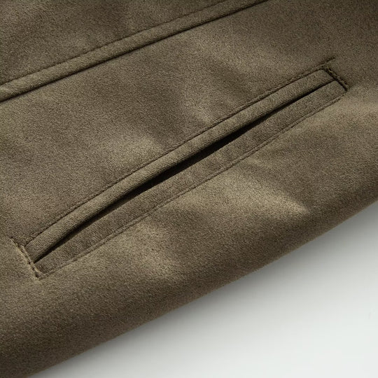 Damen Mantel mit Kunstfell-Schalkragen und Taillengürtel Shop Nory