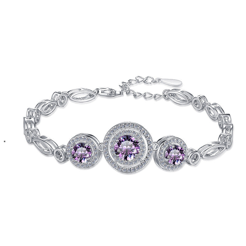 Damen elegantes Armband mit strahlenden Kristallen Shop Nory