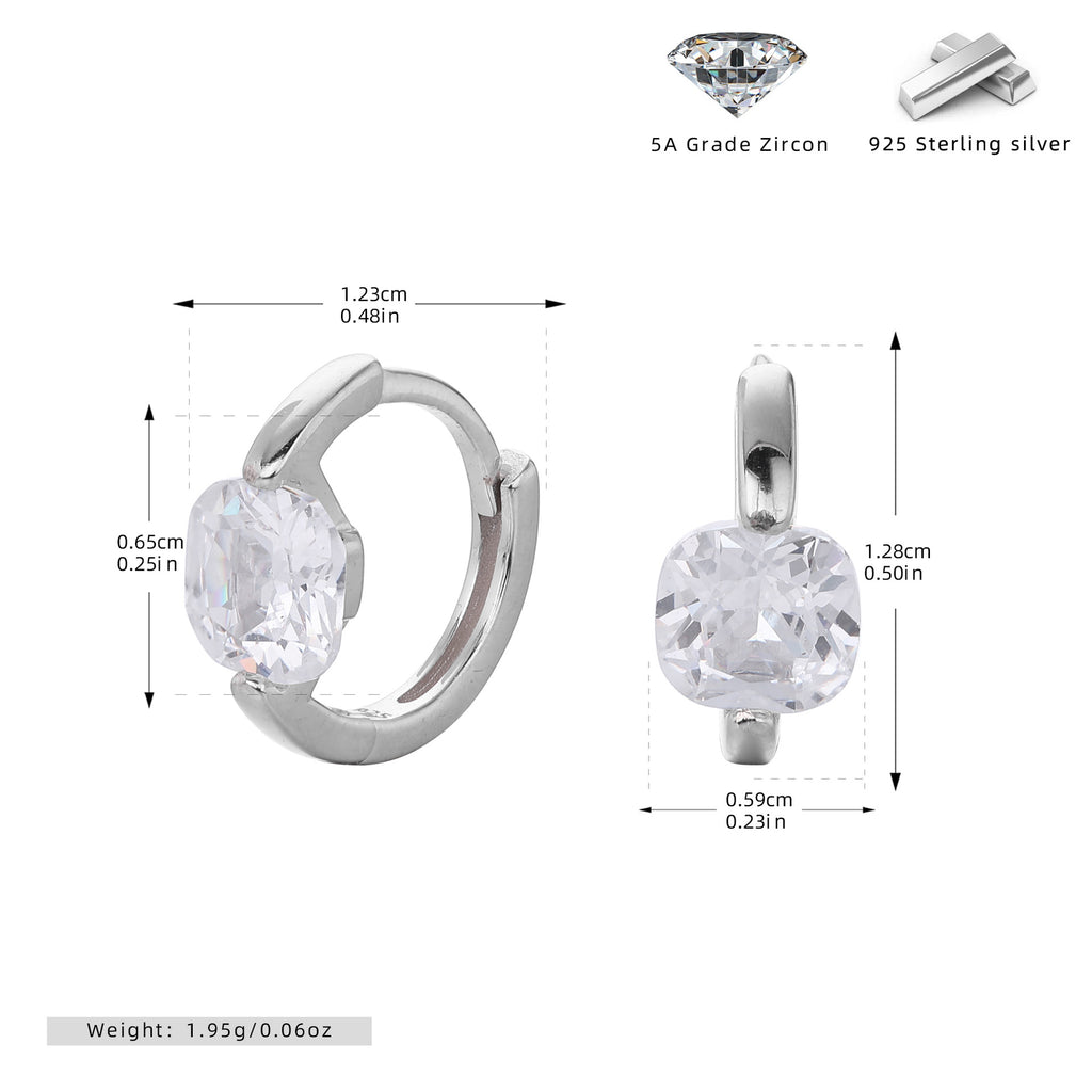Damen Ohrhänger mit funkelndem Zirkon und hochwertigem 925 Sterling Silber Shop Nory 1782843558