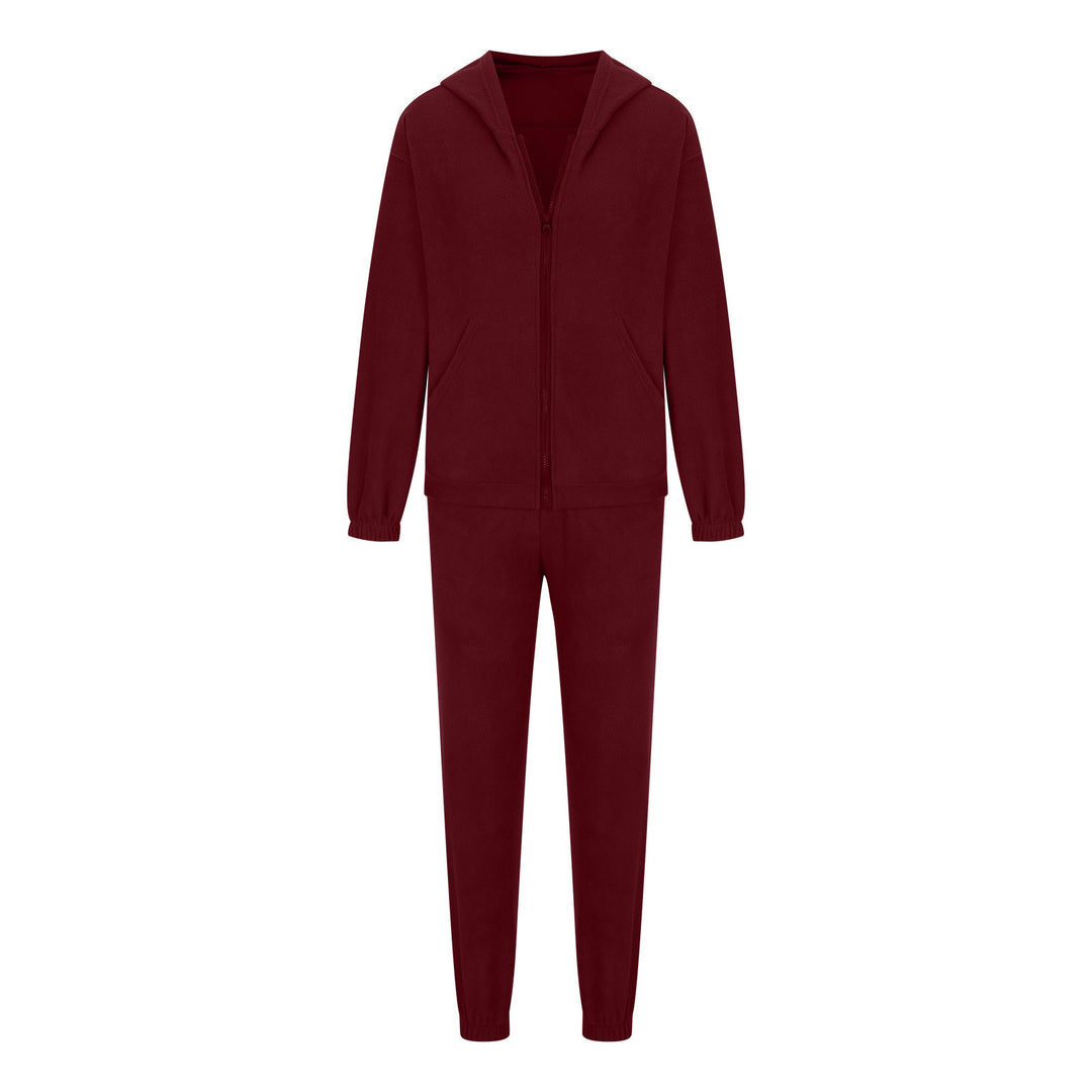 Damen oversized Hoodie mit Kängurutasche und Cargo-Jogginghose Set Shop Nory