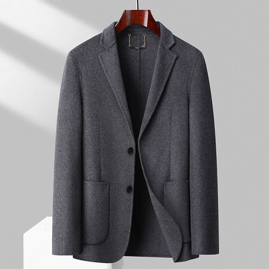 Herren Einreihiges Wollmix-Sakko mit aufgesetzten Taschen und leichter Thermofütterung Shop Nory