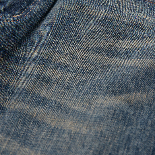 Damen High‑Waist Relaxed-Fit Jeans mit markanter Mittelnaht und Used‑Waschung Shop Nory