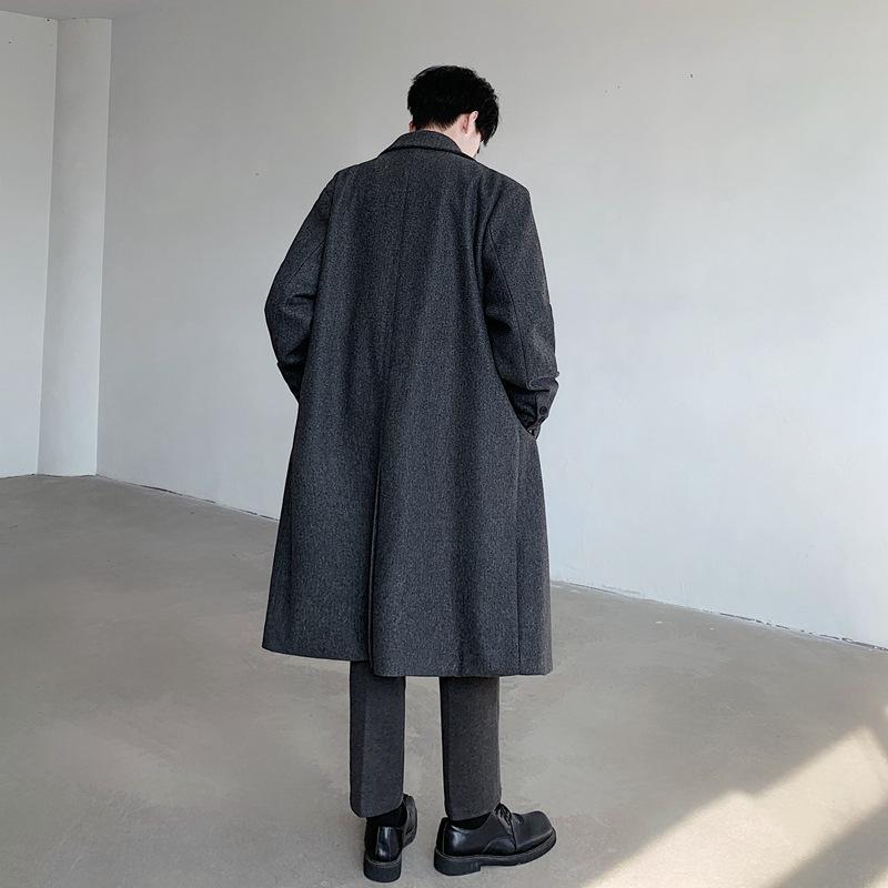 Herren Eleganter Wollmantel Shop Nory