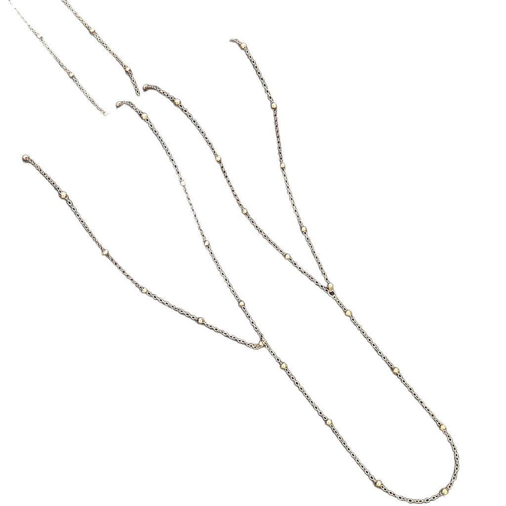 Damen Ketten-Halsband mit eleganten Perlenakzenten Shop Nory