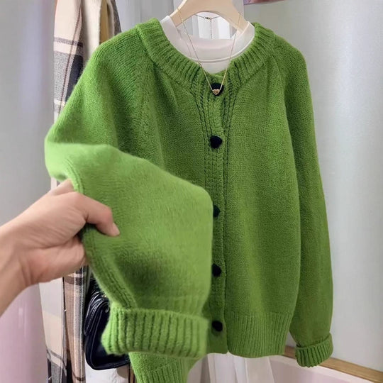 Damen Kuschelige Strickjacke Shop Nory