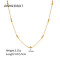 Damen Halskette mit eleganten Perlen- und Kugeldetails Shop Nory
