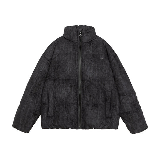 Herren Oversize gesteppte Thermo-Pufferjacke mit hohem Stehkragen Shop Nory