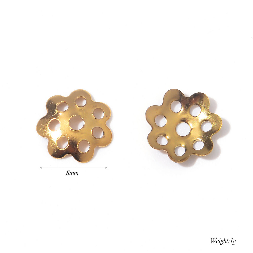 Damen Ohrstecker mit floralem Design aus hochwertigem Metall Shop Nory