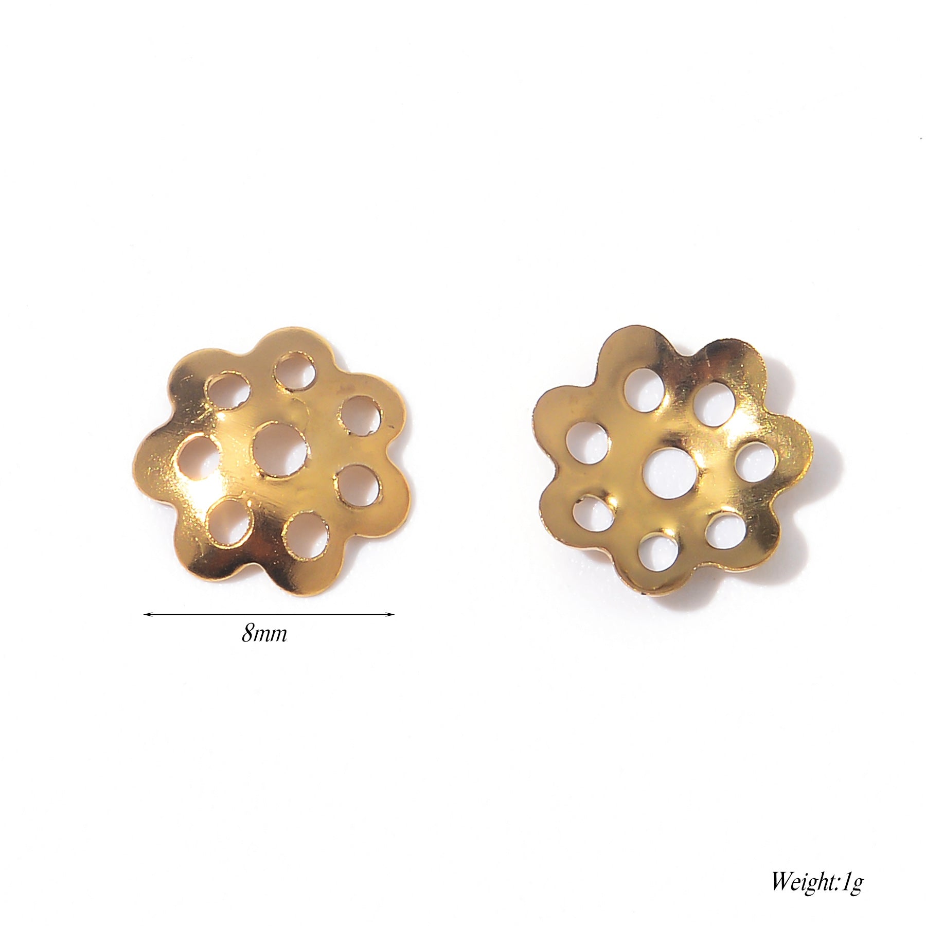 Damen Ohrstecker mit floralem Design aus hochwertigem Metall Shop Nory