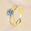 Damen zierlicher Zirkonia-Ring mit elegantem Design Shop Nory