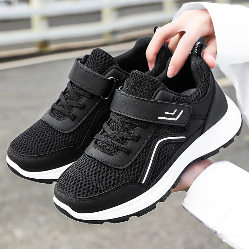 Damen Sportliche Freizeitschuhe mit rutschfestem Klettverschluss