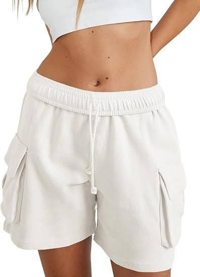 Damen lässige Freizeithose mit komfortablem Gummibund und praktischen Seitentaschen