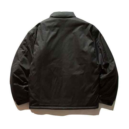 Unisex Boxy-gefüllte Pufferjacke mit hohem Stehkragen und Utility‑Taschen Shop Nory