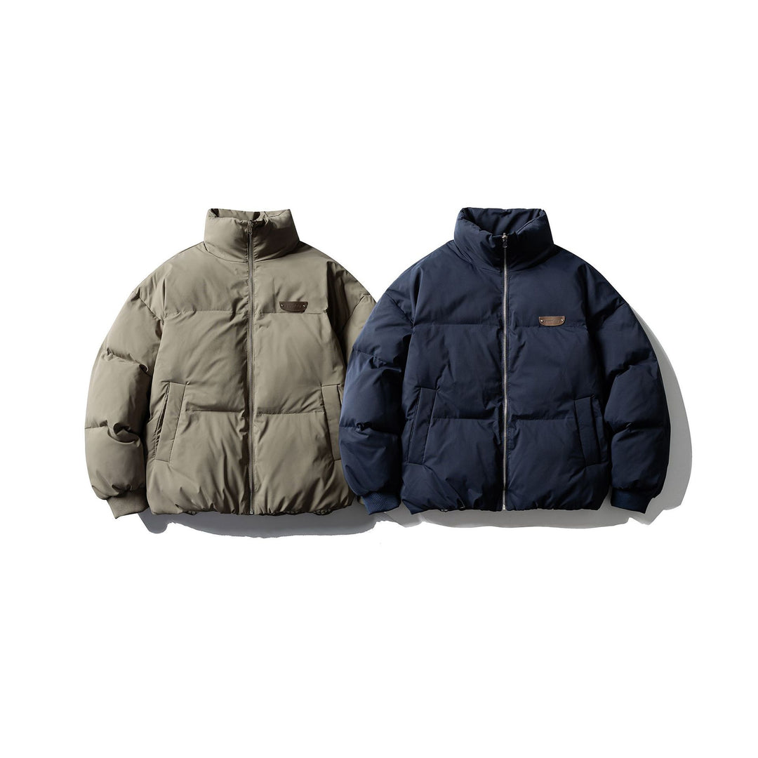 Herren Boxy-Pufferjacke mit hohem Stehkragen und minimalistischer Außenhülle Shop Nory