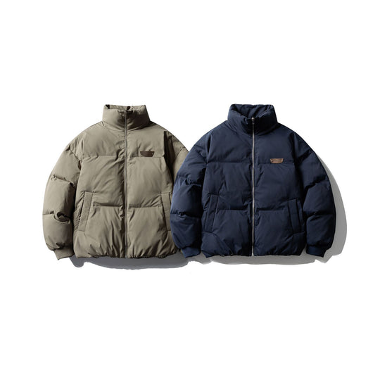 Herren Boxy-Pufferjacke mit hohem Stehkragen und minimalistischer Außenhülle Shop Nory
