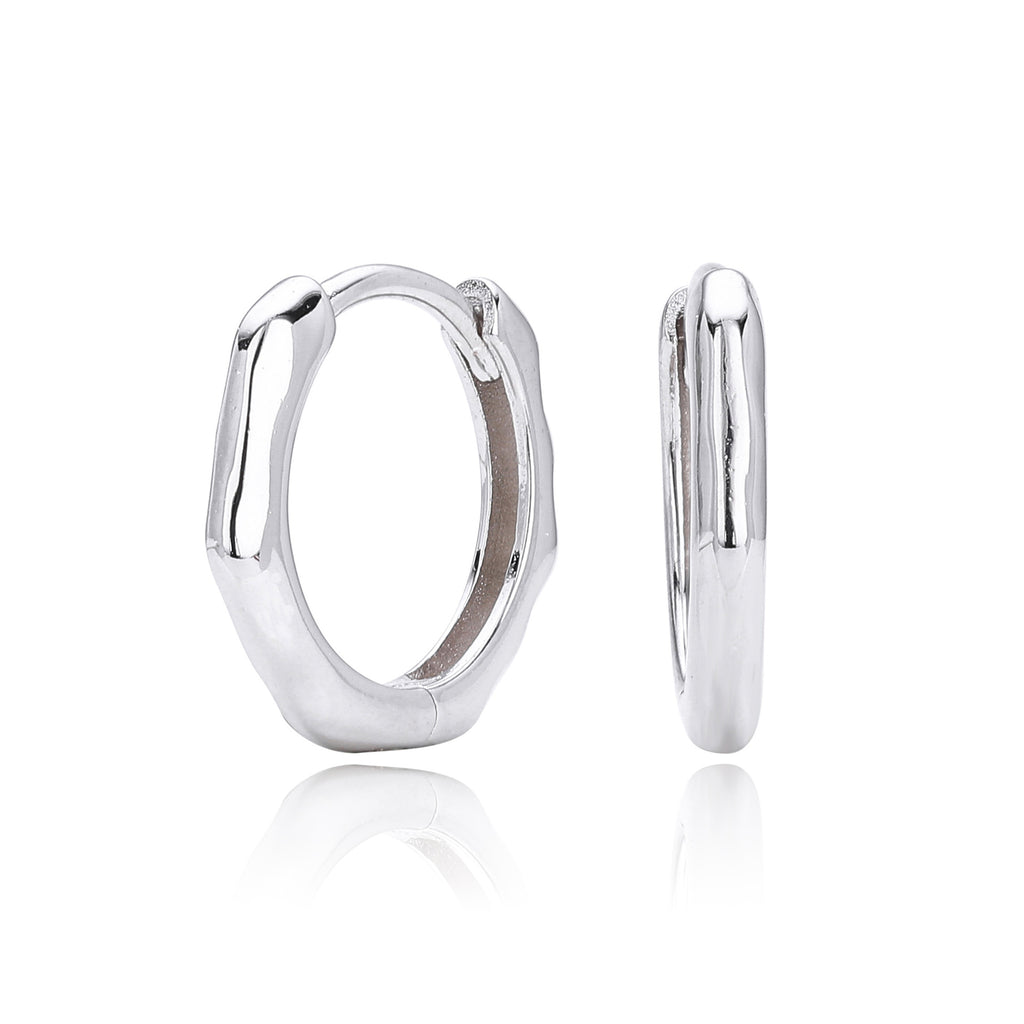 Damen Ohrhänger mit elegantem, geschwungenem Design aus hochwertigem 925 Sterling Silber Shop Nory