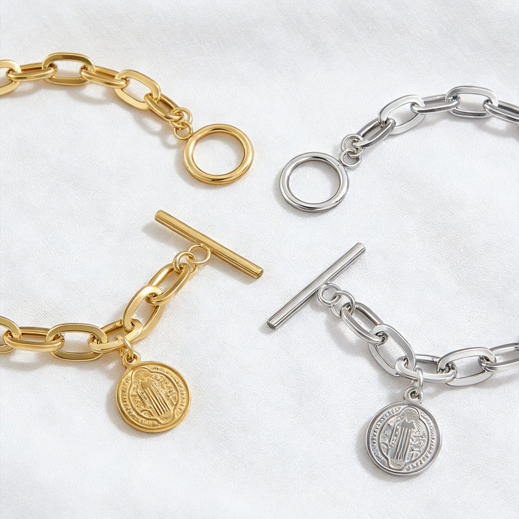 Damen modisches Gliederarmband mit einzigartigem Anhänger Shop Nory