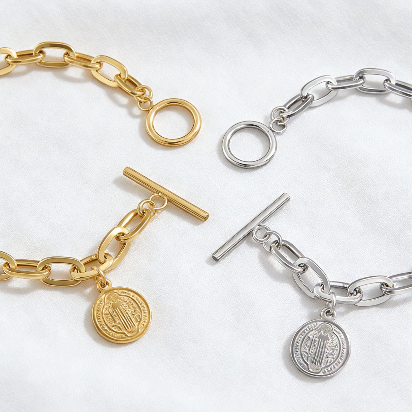 Damen modisches Gliederarmband mit einzigartigem Anhänger Shop Nory
