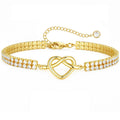 Damen Armband mit funkelndem Unendlichkeitssymbol und eleganter Kettengestaltung Shop Nory