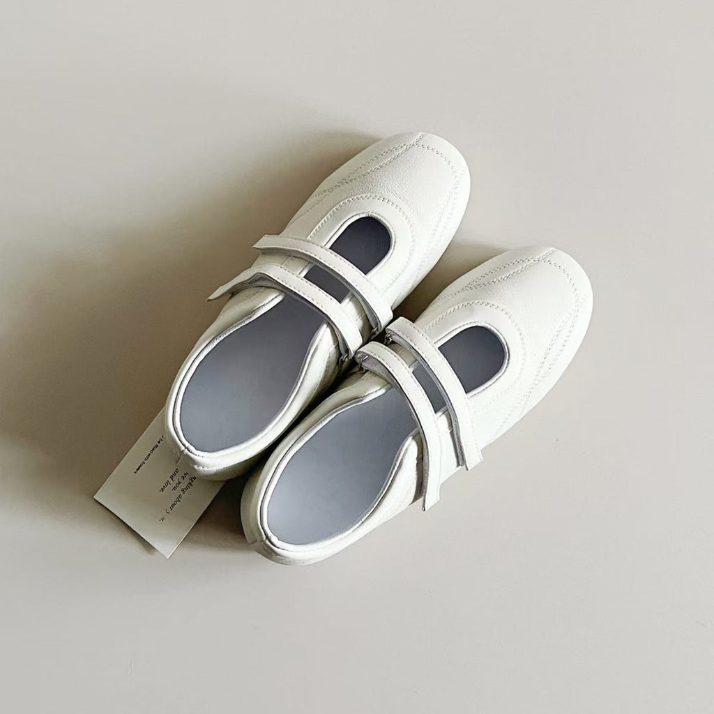 Damen Ballerina-Slipper mit verstellbarem Riemen und komfortablem Innenfutter