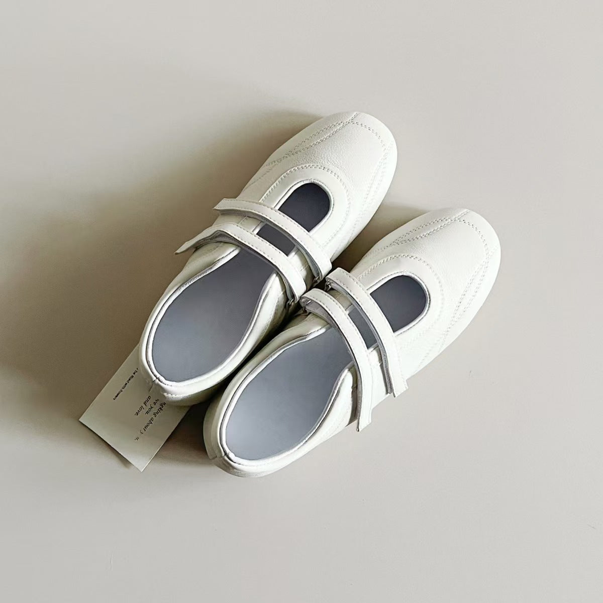 Damen Ballerina-Slipper mit verstellbarem Riemen und komfortablem Innenfutter