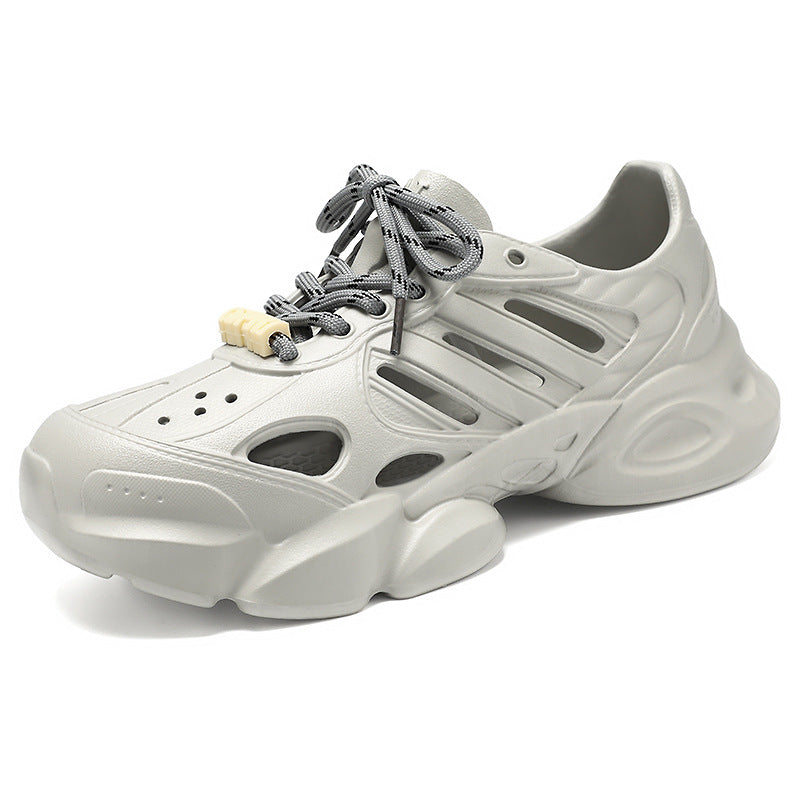 Herren nan futuristischer atmungsaktiver Cut-Out Plateau-Sneaker mit stoßdämpfender EVA-Sohle und Schnellverschluss Shop Nory
