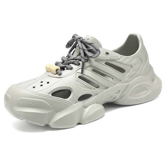 Herren nan futuristischer atmungsaktiver Cut-Out Plateau-Sneaker mit stoßdämpfender EVA-Sohle und Schnellverschluss Shop Nory