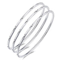 Damen Armreif-Set mit elegantem, filigranem Design und edlen Zirkonia-Details Shop Nory