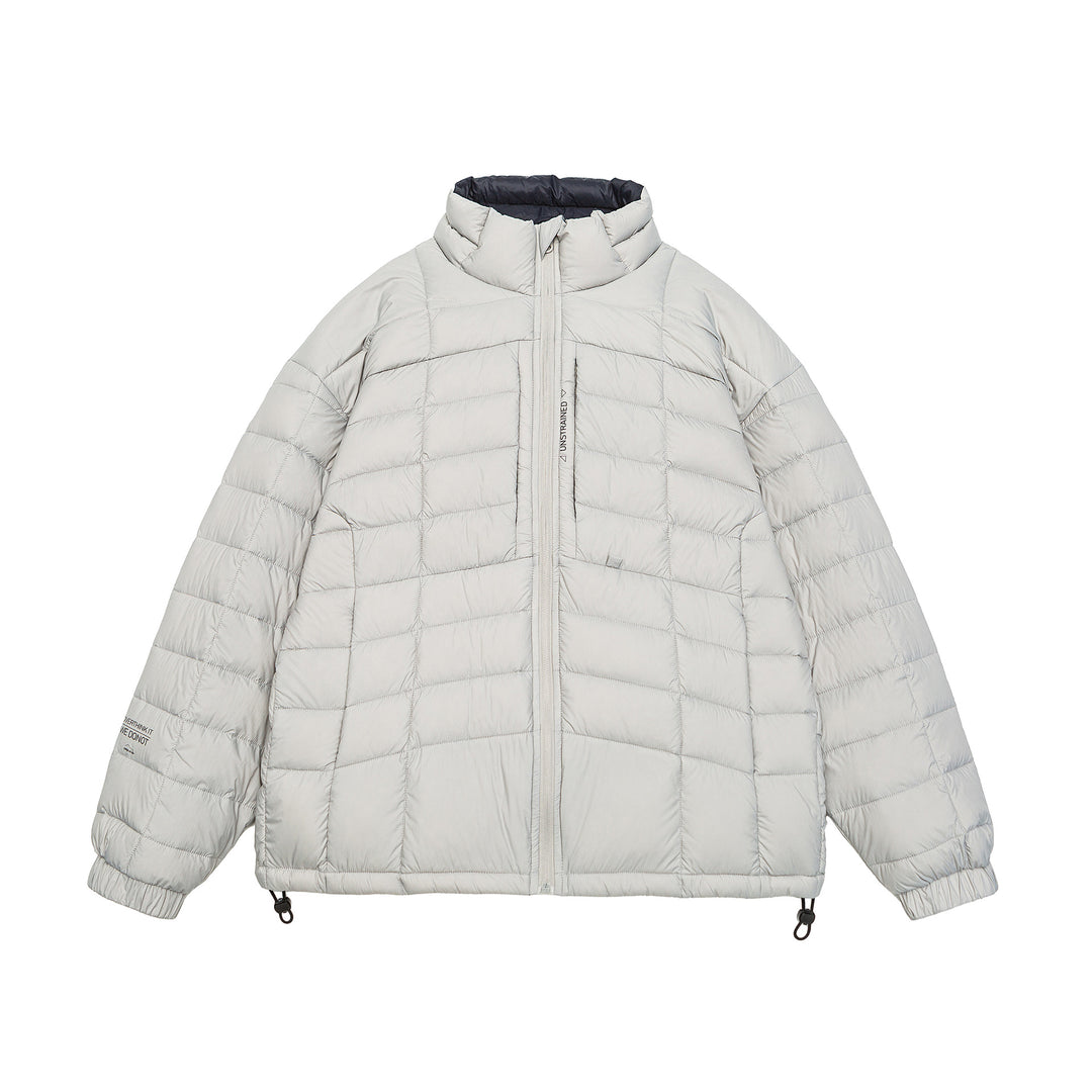 Herren Kurz gesteppte Isolationsjacke mit hohem Stehkragen und Tunnelzugsaum Shop Nory