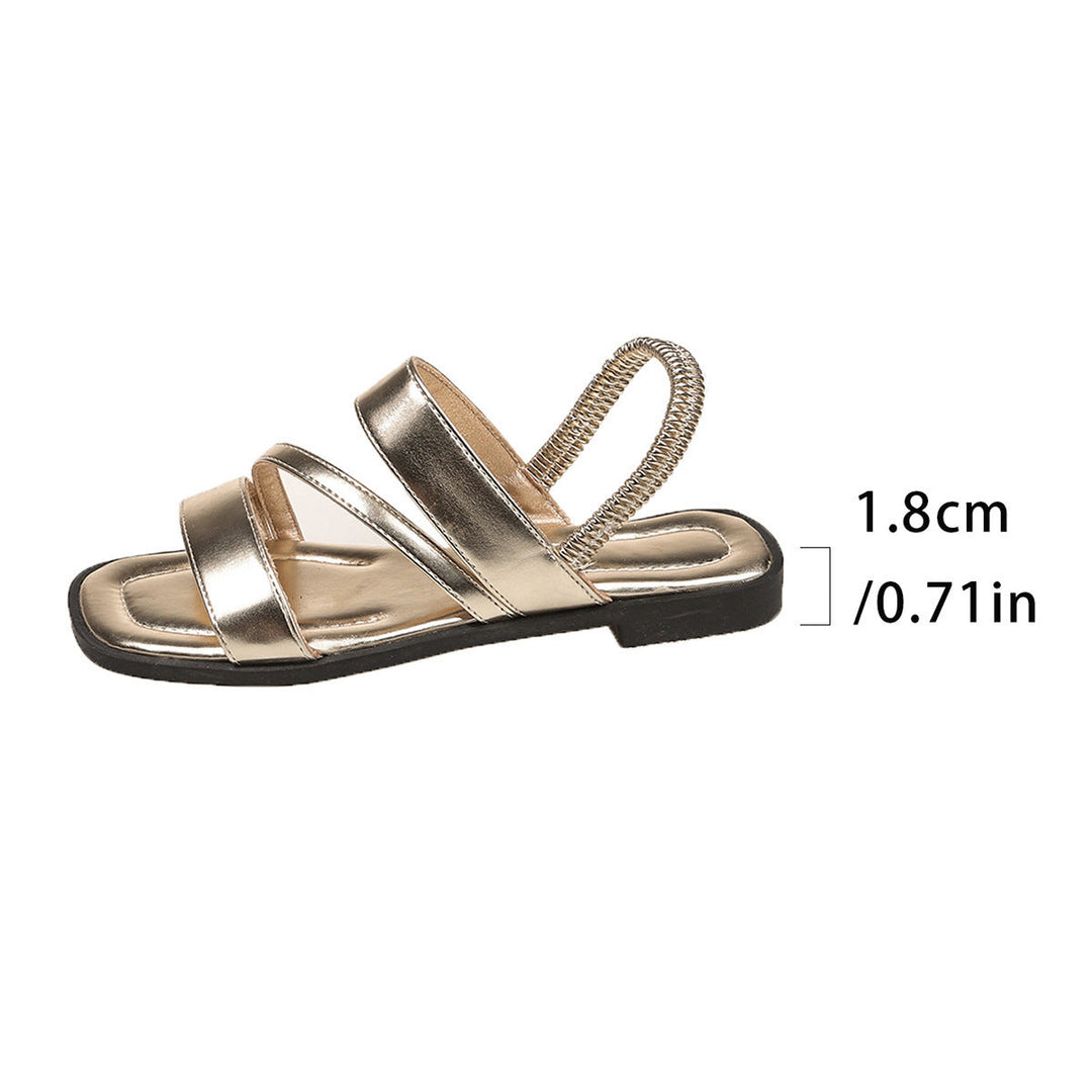 Damen Komfortable Riemchen-Sandalen mit gepolsterter Fußbettgestaltung