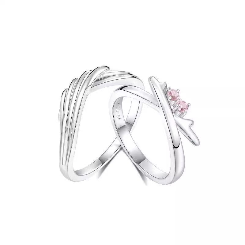 Damen Schmuckring mit Wellen-Design Shop Nory