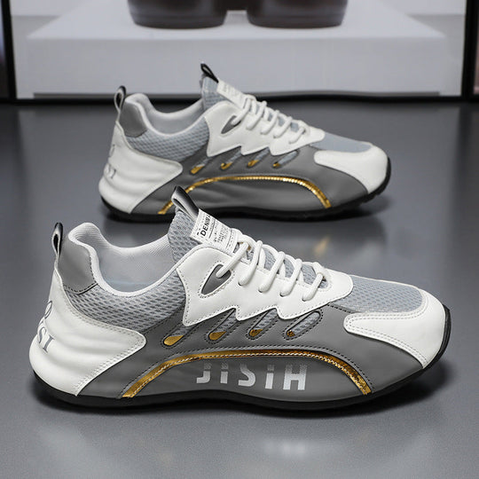 Herren Sportschuhe mit atmungsaktivem Mesh-Obermaterial und rutschfester Sohle