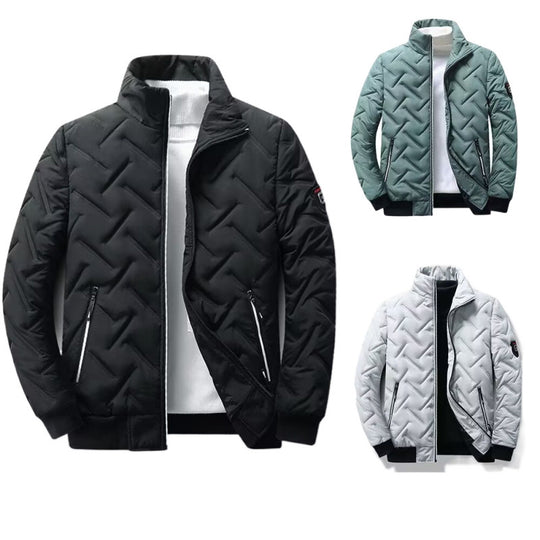 Herren Winter Steppjacke mit hochabschließendem Kragen Shop Nory