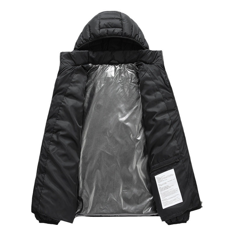 Herren Beheizte Steppjacke mit Mehrzonen-Heizsystem und Kapuze Shop Nory