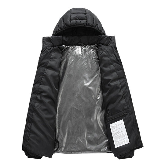 Herren Beheizte Steppjacke mit Mehrzonen-Heizsystem und Kapuze Shop Nory