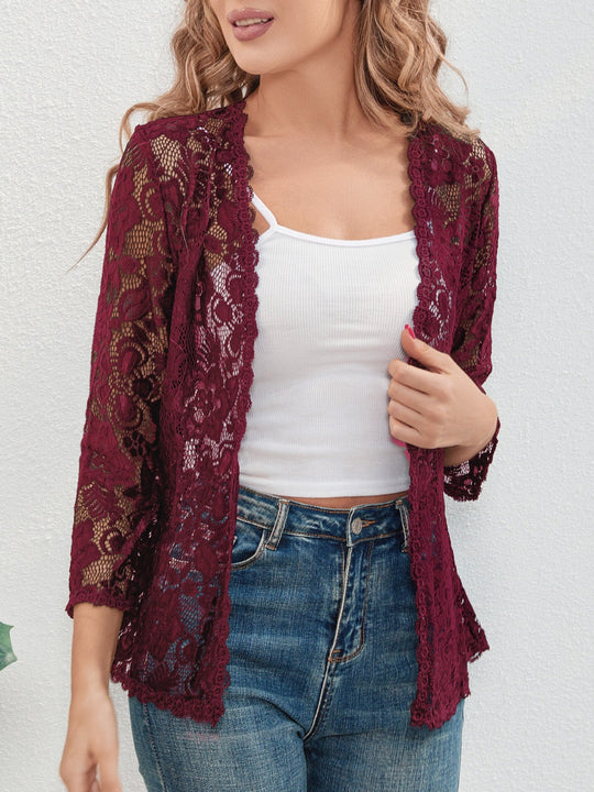 Eleganter Blazer mit Spitze