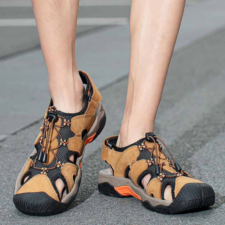 Damen Sportliche Trekking-Sandalen mit rutschfester Sohle und sicherem Schnellschnürsystem Shopnory